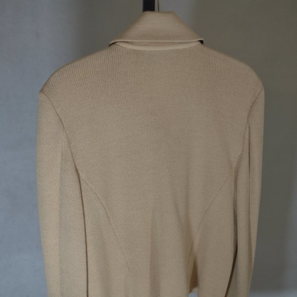 (BEAUTIFUL) ST. JOHN COLLECTION BLACK & TAN SKIRT SET SIZE 6 /6 - Picture 9 of 11